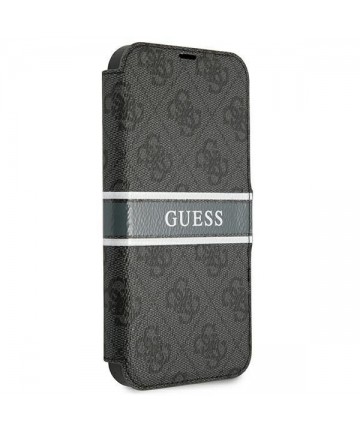 Guess GUBKP13S4GDGR iPhone 13 mini 5.4" grey/grey book 4G Stripe