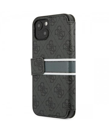 Guess GUBKP13S4GDGR iPhone 13 mini 5.4" grey/grey book 4G Stripe