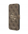 Guess GUBKP13X4GMGBR iPhone 13 Pro Max 6.7" brown/brown book 4G Big Metal Logo