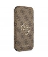 Guess GUBKP13X4GMGBR iPhone 13 Pro Max 6.7" brown/brown book 4G Big Metal Logo
