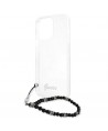 Guess GUHCP13LKPSBK iPhone 13 Pro / 13 6.1" Transparent hard case Black Pearl