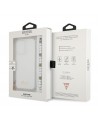 Guess GUHCP13LKPSWH iPhone 13 Pro / 13 6.1" Transparent Hardcase White Pearl