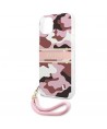 Guess GUHCP13MKCABPI iPhone 13 6.1" pink/pink hardcase Camo Strap Collection