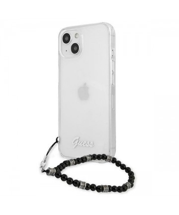 Guess GUHCP13MKPSBK iPhone 13 6.1" Transparent hardcase Black Pearl