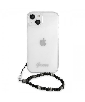 Guess GUHCP13MKPSBK iPhone 13 6.1" Transparent hardcase Black Pearl