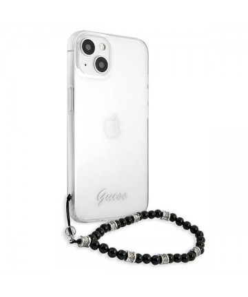 Guess GUHCP13MKPSBK iPhone 13 6.1" Transparent hardcase Black Pearl
