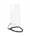 Guess GUHCP13MKPSBK iPhone 13 6.1" Transparent hardcase Black Pearl