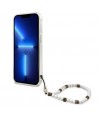 Guess GUHCP13MKPSWH iPhone 13 6.1" Transparent hardcase White Pearl