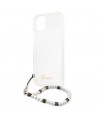 Guess GUHCP13MKPSWH iPhone 13 6.1" Transparent hardcase White Pearl
