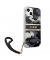 Guess GUHCP13SKCABBK iPhone 13 mini 5.4" black/black hardcase Camo Strap Collection