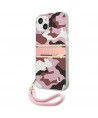 Guess GUHCP13SKCABPI iPhone 13 mini 5.4" pink/pink hardcase Camo Strap Collection