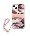 Guess GUHCP13SKCABPI iPhone 13 mini 5.4" pink/pink hardcase Camo Strap Collection