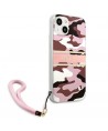 Guess GUHCP13SKCABPI iPhone 13 mini 5.4" pink/pink hardcase Camo Strap Collection