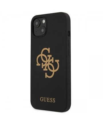 Guess GUHCP13SLS4GGBK iPhone 13 mini 5.4" black/black hard case Silicone 4G Logo