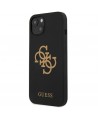 Guess GUHCP13SLS4GGBK iPhone 13 mini 5.4" black/black hard case Silicone 4G Logo