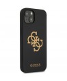 Guess GUHCP13SLS4GGBK iPhone 13 mini 5.4" black/black hard case Silicone 4G Logo
