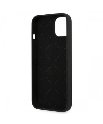 Guess GUHCP13SLS4GGBK iPhone 13 mini 5.4" black/black hard case Silicone 4G Logo
