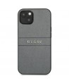 Guess GUHCP13SPSASBGR iPhone 13 mini 5.4" grey/grey Saffiano Strap