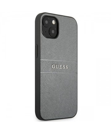 Guess GUHCP13SPSASBGR iPhone 13 mini 5.4" grey/grey Saffiano Strap