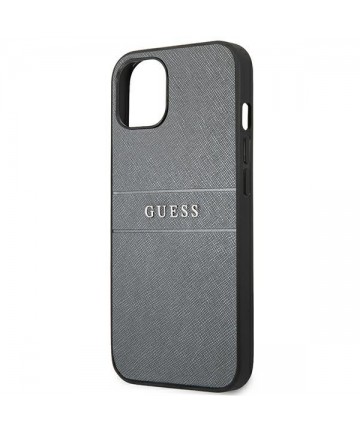 Guess GUHCP13SPSASBGR iPhone 13 mini 5.4" grey/grey Saffiano Strap