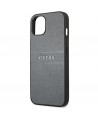 Guess GUHCP13SPSASBGR iPhone 13 mini 5.4" grey/grey Saffiano Strap