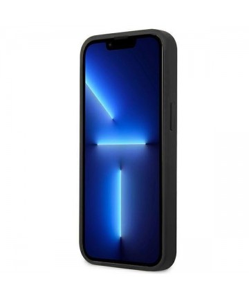 Guess GUHCP13SSA4GSBL iPhone 13 mini 5.4" blue/blue hardcase Saffiano 4G Metal Logo