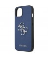 Guess GUHCP13SSA4GSBL iPhone 13 mini 5.4" blue/blue hardcase Saffiano 4G Metal Logo