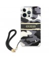 Guess GUHCP13XKCABBK iPhone 13 Pro Max 6.7" black/black hardcase Camo Strap Collection