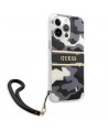 Guess GUHCP13XKCABBK iPhone 13 Pro Max 6.7" black/black hardcase Camo Strap Collection