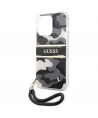 Guess GUHCP13XKCABBK iPhone 13 Pro Max 6.7" black/black hardcase Camo Strap Collection