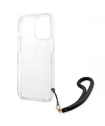 Guess GUHCP13XKCABBK iPhone 13 Pro Max 6.7" black/black hardcase Camo Strap Collection