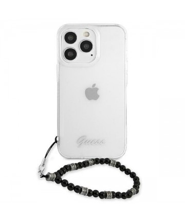 Guess GUHCP13XKPSBK iPhone 13 Pro Max 6.7" Transparent hardcase Black Pearl