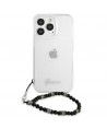 Guess GUHCP13XKPSBK iPhone 13 Pro Max 6.7" Transparent hardcase Black Pearl