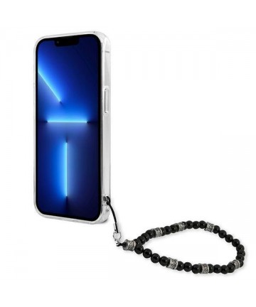 Guess GUHCP13XKPSBK iPhone 13 Pro Max 6.7" Transparent hardcase Black Pearl