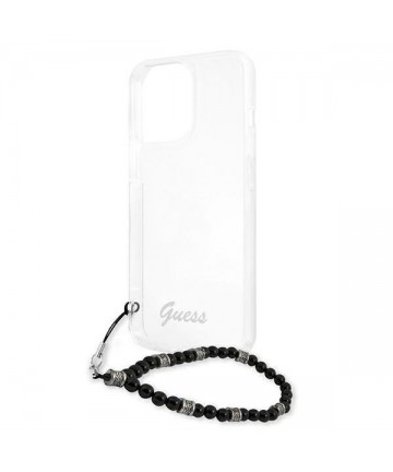 Guess GUHCP13XKPSBK iPhone 13 Pro Max 6.7" Transparent hardcase Black Pearl