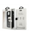 Karl Lagerfeld Saffiano Ikonik Karl's Patch Case for iPhone 13 mini - Black