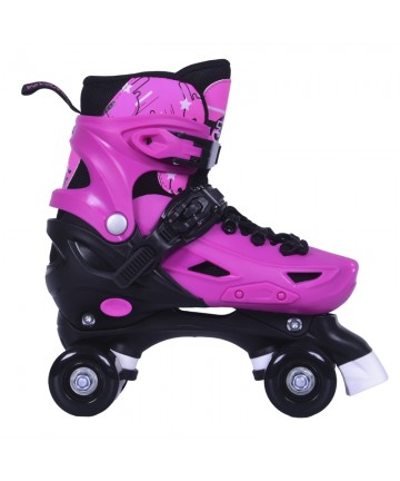 ΑΘΛΟΠΑΙΔΙΑ 10306 Αυξομειούμενα Πατίνια/Roller Skates 2 σε 1 - Ροζ
