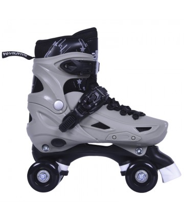 ΑΘΛΟΠΑΙΔΙΑ 10306 Αυξομειούμενα Πατίνια/Roller Skates 2 σε 1 - Γκρι
