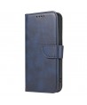 Magnet Case elegant case cover with a flap and stand function for Samsung Galaxy A03s (166.5) blue