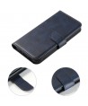 Magnet Case elegant case cover with a flap and stand function for Samsung Galaxy A03s (166.5) blue