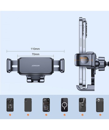 Joyroom Car Smartphone Holder for Dashboard Black (JR-ZS283)