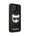 Karl Lagerfeld 3D Rubber Choupette Case for iPhone 13 Pro / iPhone 13 - Black