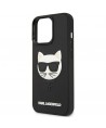 Karl Lagerfeld 3D Rubber Choupette Case for iPhone 13 Pro / iPhone 13 - Black
