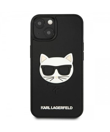 Karl Lagerfeld 3D Rubber Choupette Case for iPhone 13 mini - Black
