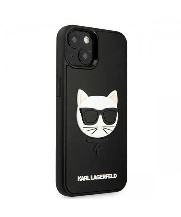Karl Lagerfeld 3D Rubber Choupette Case for iPhone 13 mini - Black