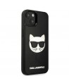 Karl Lagerfeld 3D Rubber Choupette Case for iPhone 13 mini - Black