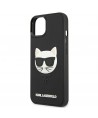Karl Lagerfeld 3D Rubber Choupette Case for iPhone 13 mini - Black
