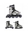 3K Αυξομειούμενα Πατίνια/Roller Skates/Παγοπέδιλα 3 σε 1 - Γκρι