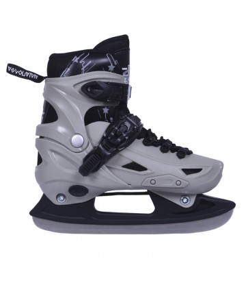 3K Αυξομειούμενα Πατίνια/Roller Skates/Παγοπέδιλα 3 σε 1 - Γκρι