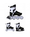 3K Αυξομειούμενα Πατίνια/Roller Skates/Παγοπέδιλα 3 σε 1 - Μαύρο